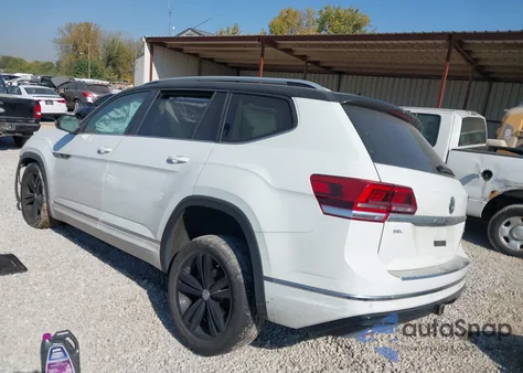2019 Volkswagen Atlas 3.6L V6 Sel R-Line from USA, damaged, VIN 1V2RR2CAXKC598319
